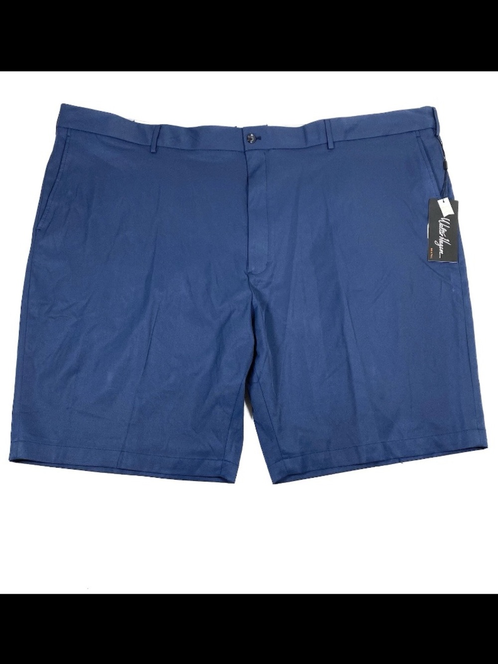 Walter Hagen Perfect 11 Golf Shorts Mens 52W Navy Flat Front 10in NWT